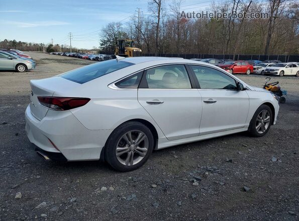 5NPE34AF5KH811015 2019 HYUNDAI SONATA White Trasero derecho