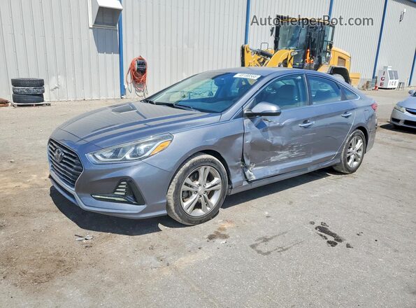5NPE34AFXJH622715 2018 HYUNDAI SONATA Серебряный Передняя левая четверть