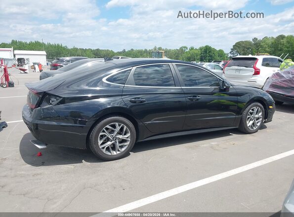 5NPEF4JAXLH030715 2020 HYUNDAI SONATA Black Սալոնի 360 աստիճան տեսք