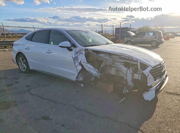 5NPEG4JAXNH135240 2022 HYUNDAI SONATA Белый Передняя правая четверть