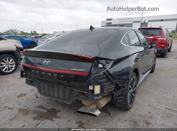 5NPEH4J27MH068634 2021 HYUNDAI SONATA Серый Задняя правая четверть