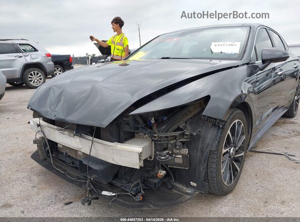 5NPEH4J27MH068634 2021 HYUNDAI SONATA Серый Вид спереди