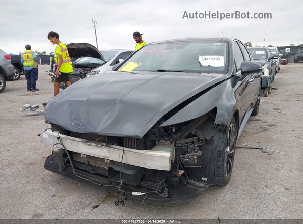 5NPEH4J27MH068634 2021 HYUNDAI SONATA Серый Передняя левая четверть