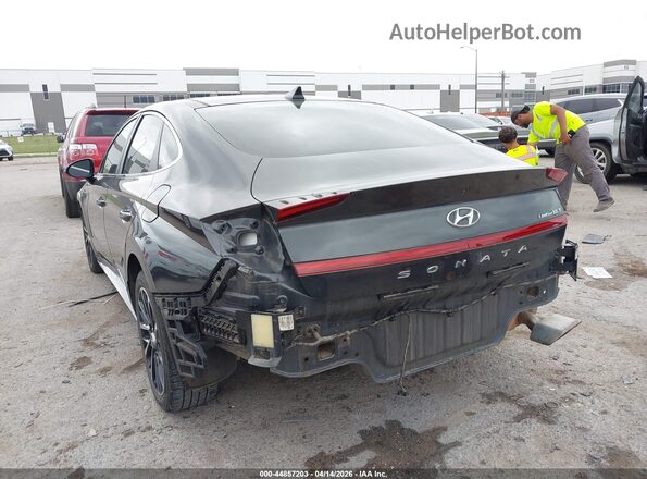 5NPEH4J27MH068634 2021 HYUNDAI SONATA Серый Задняя левая четверть