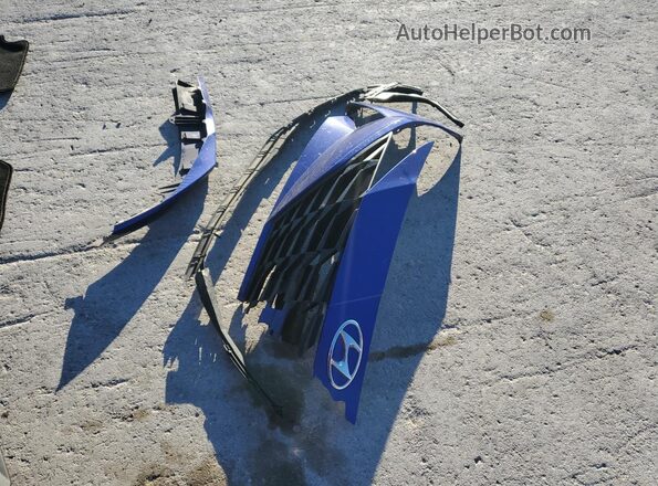 5NPLM4AG4NH064699 2022 HYUNDAI ELANTRA Blue Vista del compartimento del motor