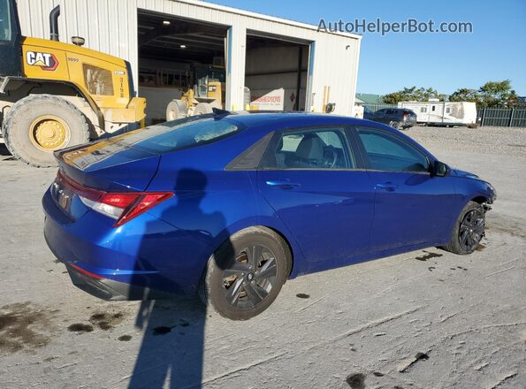 5NPLM4AG4NH064699 2022 HYUNDAI ELANTRA Blue Trasero derecho