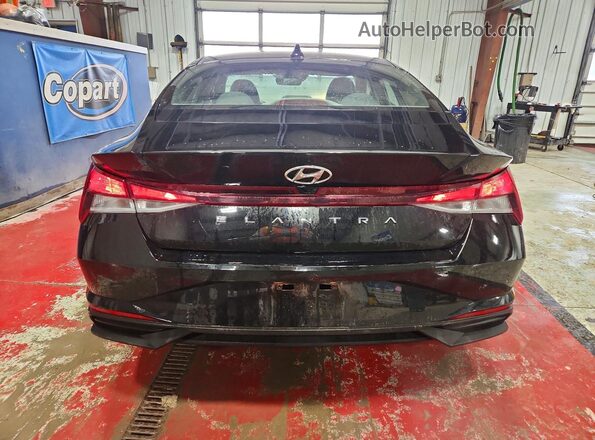 5NPLM4AG4NH070535 2022 HYUNDAI ELANTRA Черный Вид сзади