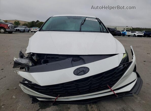 5NPLM4AG5NH074674 2022 HYUNDAI ELANTRA White Vista frontal
