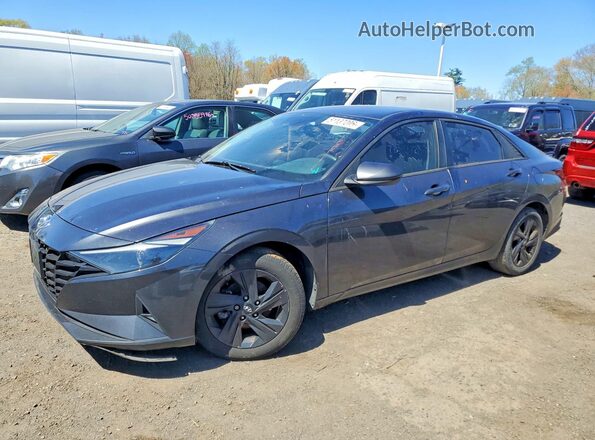 5NPLM4AG6MH009847 2021 HYUNDAI ELANTRA Gray Передня ліва чверть