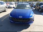 2021 Hyundai Elantra Sel Синий vin: 5NPLM4AG8MH009591