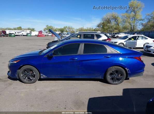 5NPLM4AG8MH009591 2021 HYUNDAI ELANTRA Синий 