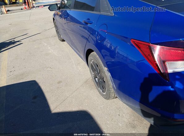 5NPLM4AG8MH009591 2021 HYUNDAI ELANTRA Синий 