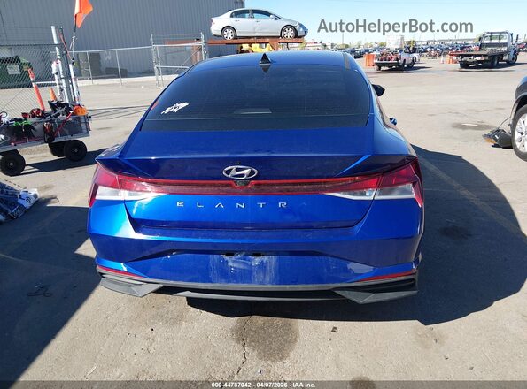 5NPLM4AG8MH009591 2021 HYUNDAI ELANTRA Синий 