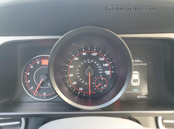 5NPLM4AG8NH066519 2022 HYUNDAI ELANTRA Blue Vista del cuadro de instrumentos