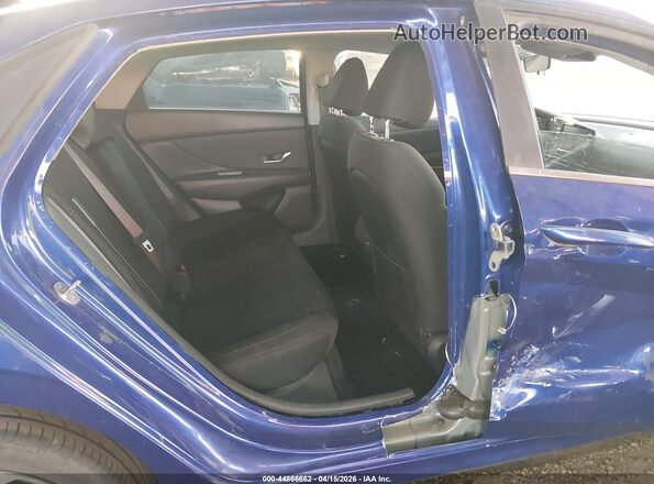 5NPLN4AGXMH026423 2021 HYUNDAI ELANTRA Blue VIN კოდის სტიკერის ხედი