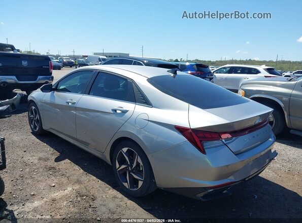 5NPLP4AG2MH027964 2021 HYUNDAI ELANTRA Серебряный Задняя левая четверть