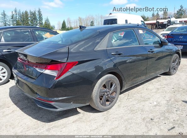 5NPLS4AG2MH043547 2021 HYUNDAI ELANTRA Черный Задняя правая четверть