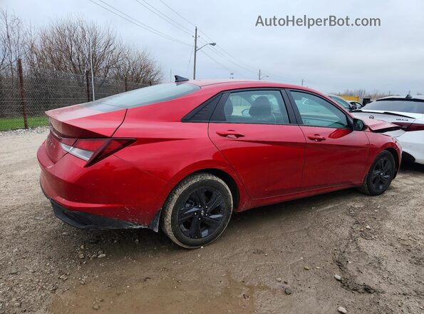 5NPLS4AG4NH081444 2022 HYUNDAI ELANTRA Red Tył prawy