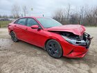2022 Hyundai Elantra Sel Red vin: 5NPLS4AG4NH081444