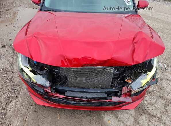 5NPLS4AG4NH081444 2022 HYUNDAI ELANTRA Red Widok wnętrza z tyłu
