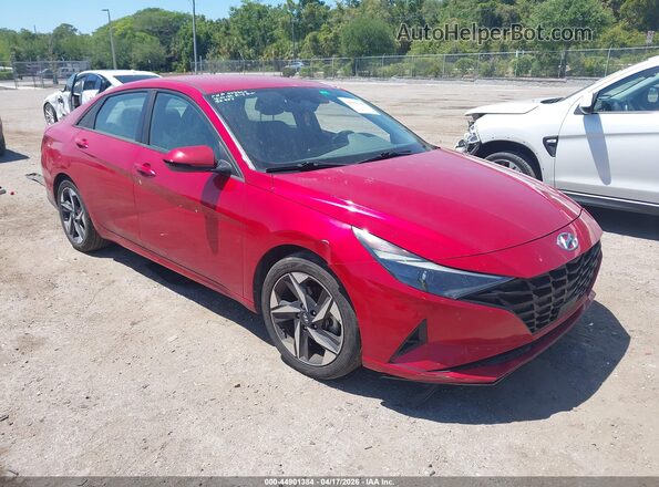 5NPLS4AG7PH099486 2023 HYUNDAI ELANTRA Red Przód prawy