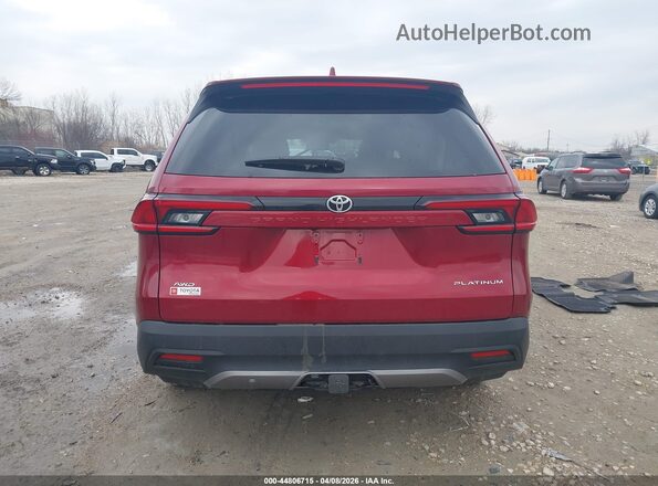5TDAAAB52SS094673 2025 TOYOTA GRAND HIGHLANDER Красный 