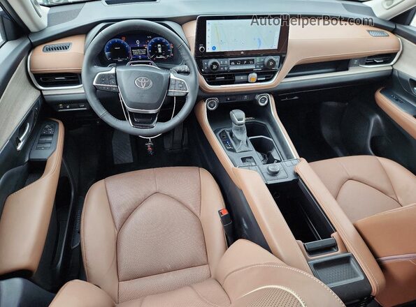 5TDAAAB59SS086232 2025 TOYOTA GRAND Синий Вид панели приборов