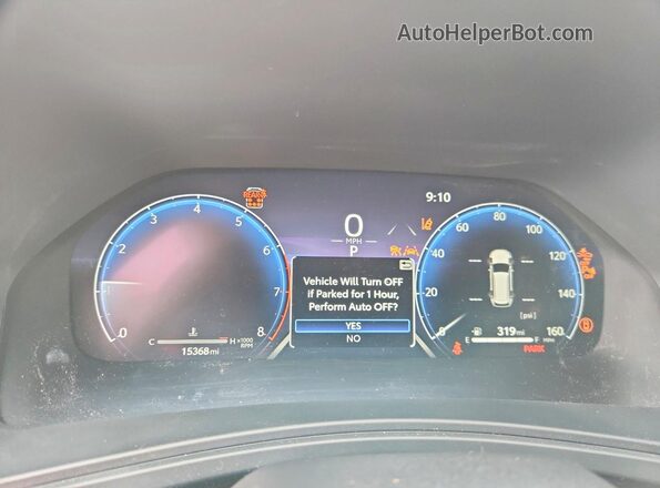 5TDAAAB59SS086232 2025 TOYOTA GRAND Синий Вид щитка приборов
