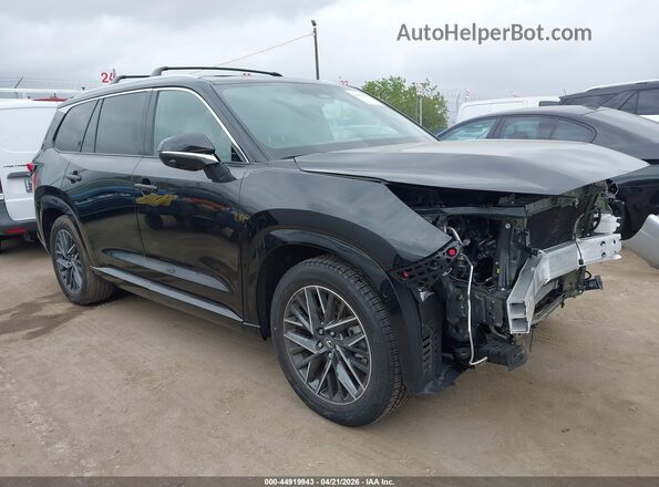5TDAAAB63SS037603 2025 LEXUS TX 350 Black Przód prawy
