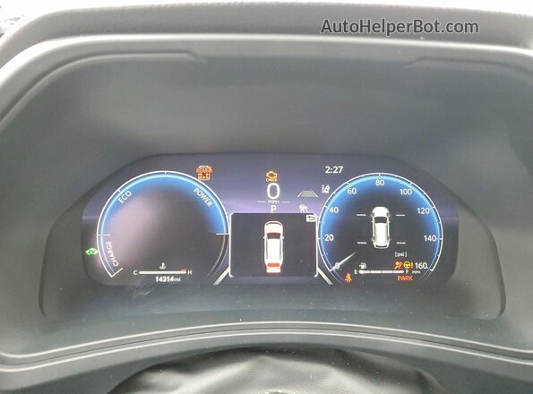 5TDACAB52SS050831 2025 TOYOTA HIGHLANDER HYBRID Black Սարքավորումների վահանակի տեսք