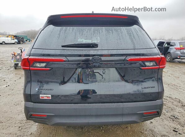5TDACAB52SS050831 2025 TOYOTA HIGHLANDER HYBRID Black Հետևի տեսք