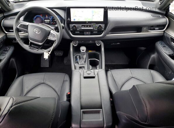 5TDACAB52SS050831 2025 TOYOTA HIGHLANDER HYBRID Black Առջևի վահանակի տեսք