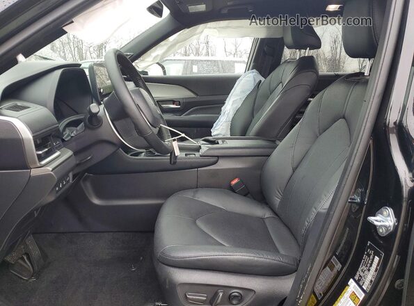5TDACAB52SS050831 2025 TOYOTA HIGHLANDER HYBRID Black Սալոնի դիմացի տեսք