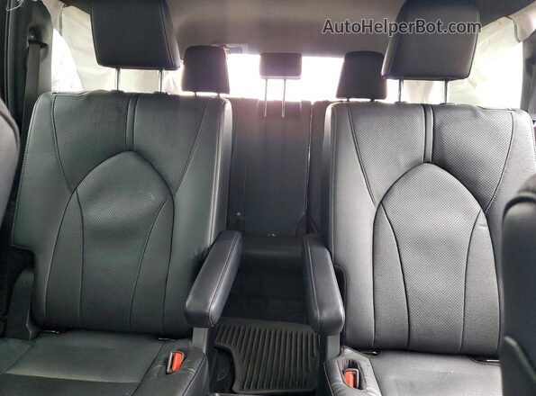 5TDACAB52SS050831 2025 TOYOTA HIGHLANDER HYBRID Black Հետևի նստատեղերի տեսք