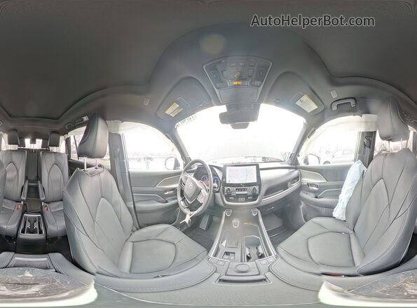 5TDACAB52SS050831 2025 TOYOTA HIGHLANDER HYBRID Black Սալոնի 360 աստիճան տեսք