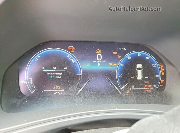 5TDACAB5XTS088616 2026 TOYOTA LIMITED Gray Vista del cuadro de instrumentos