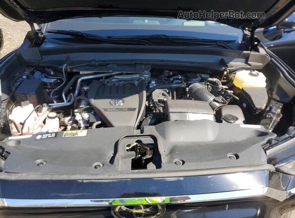 5TDADAB50SS013905 2025 TOYOTA HIGHLANDER HYBRID Черный Вид подкапотного пространства