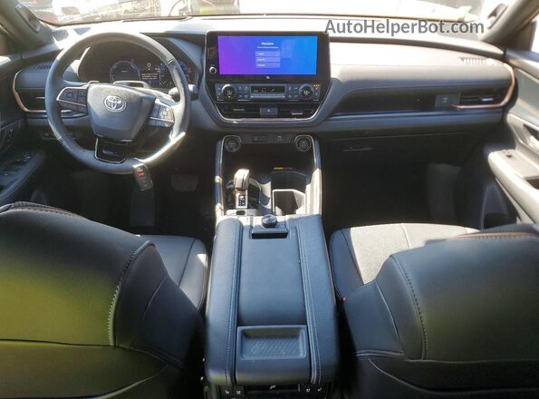 5TDADAB50SS013905 2025 TOYOTA HIGHLANDER HYBRID Черный Вид панели приборов