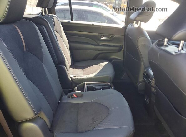 5TDADAB50SS013905 2025 TOYOTA HIGHLANDER HYBRID Черный Вид задней части салона