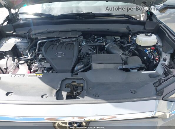 5TDADAB50SS023964 2025 TOYOTA HIGHLANDER HYBRID Gray Rear view
