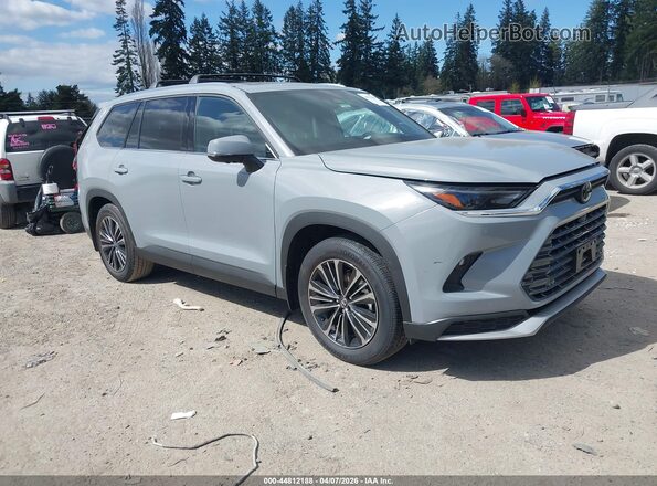 5TDADAB50SS023964 2025 TOYOTA HIGHLANDER HYBRID Gray Front right