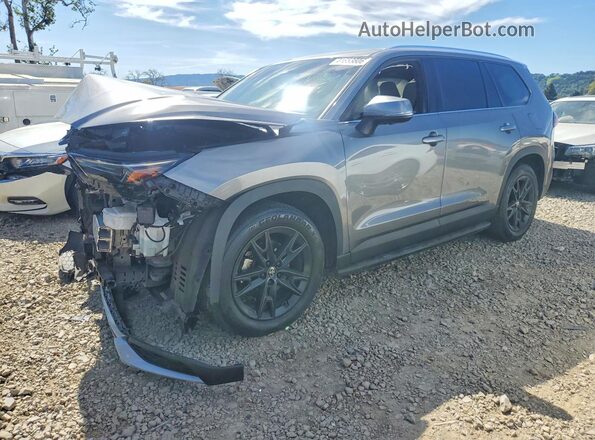 5TDADAB54SS018122 2025 TOYOTA HIGHLANDER HYBRID Gray Vista tres cuartos delantera izquierda