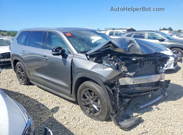 5TDADAB54SS018122 2025 TOYOTA HIGHLANDER HYBRID Gray Delantero derecho