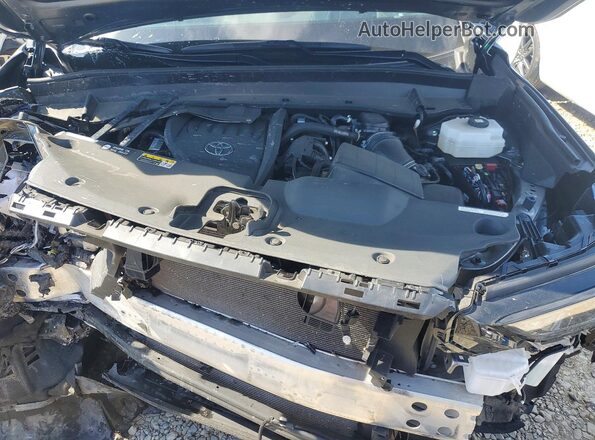 5TDADAB54SS018122 2025 TOYOTA HIGHLANDER HYBRID Gray Vista del compartimento del motor