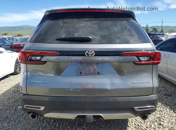 5TDADAB54SS018122 2025 TOYOTA HIGHLANDER HYBRID Gray Vista trasera