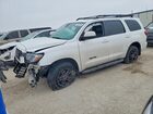 2020 Toyota Sequoia Trd Pro White vin: 5TDBY5G10LS176366