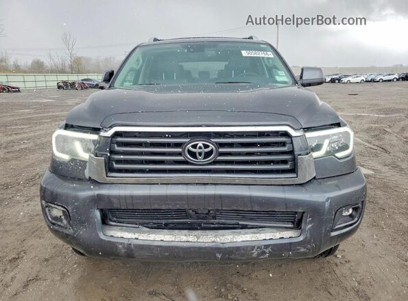 5TDBY5G13JS158117 2018 TOYOTA SEQUOIA Серый Вид спереди