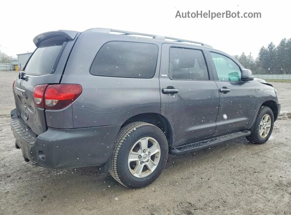 5TDBY5G13JS158117 2018 TOYOTA SEQUOIA Серый Задняя правая четверть