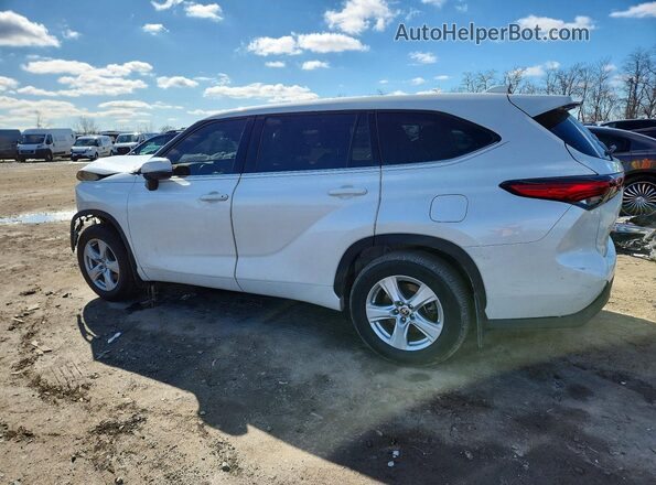 5TDBZRBH2LS521244 2020 TOYOTA HIGHLANDER Белый Задняя левая четверть