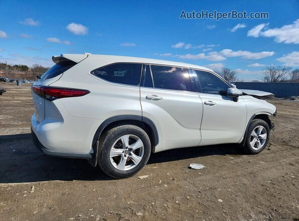 5TDBZRBH2LS521244 2020 TOYOTA HIGHLANDER Белый Задняя правая четверть
